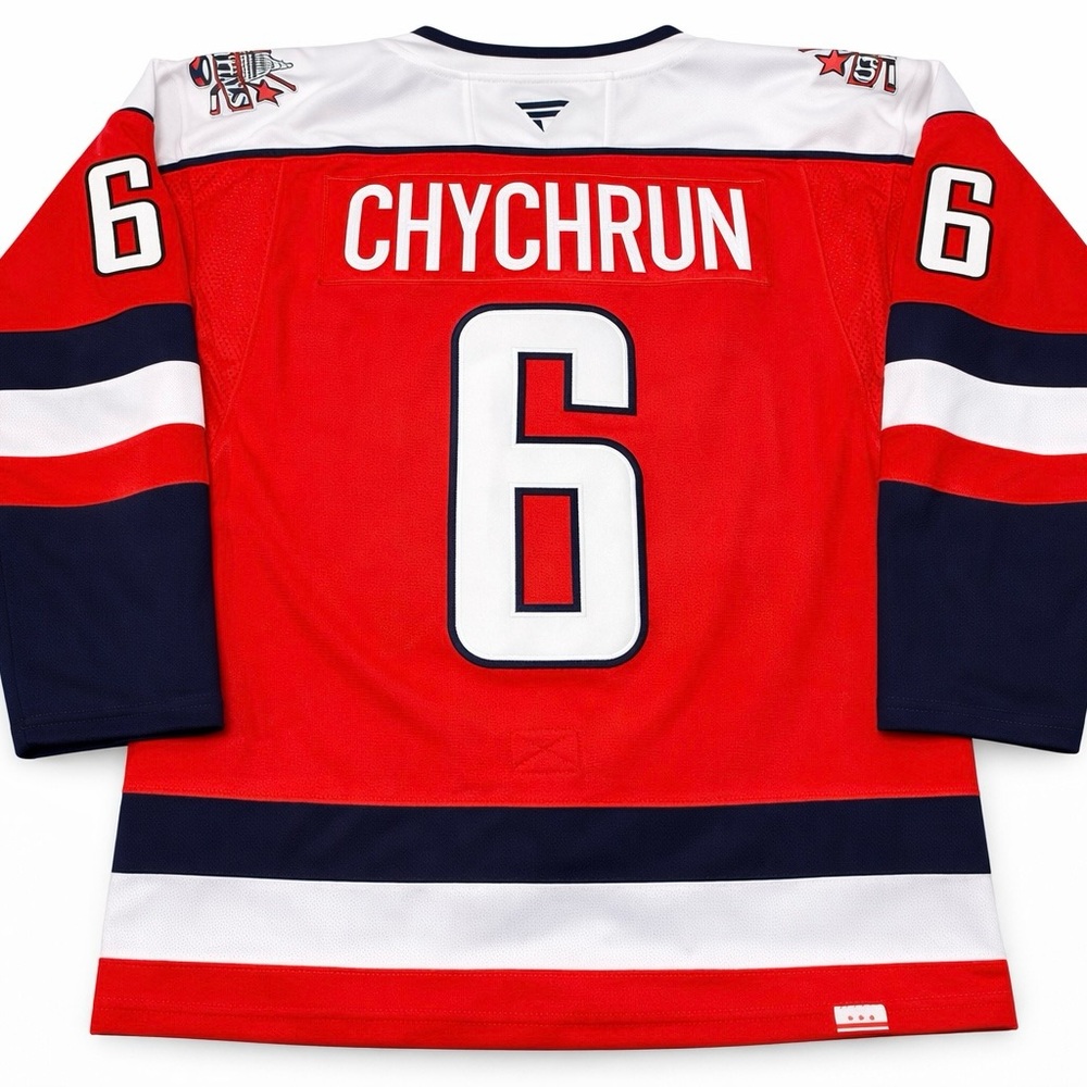 #6 Jakob Chychrun Screaming Eagles Washington Capitals Jersey